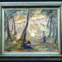 Šandor Reska <br>A motif from Zagorje <br>Oil on canvas, 67.7 × 55 cm <br>On the inner frame: Reska Šandor, Zagreb…